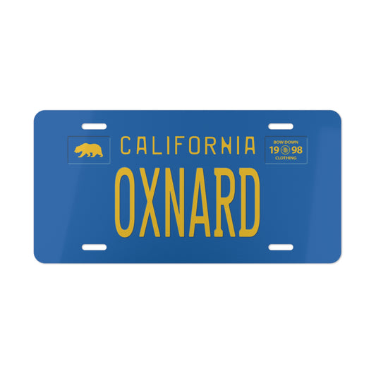 OXNARD Blue Vanity Plate