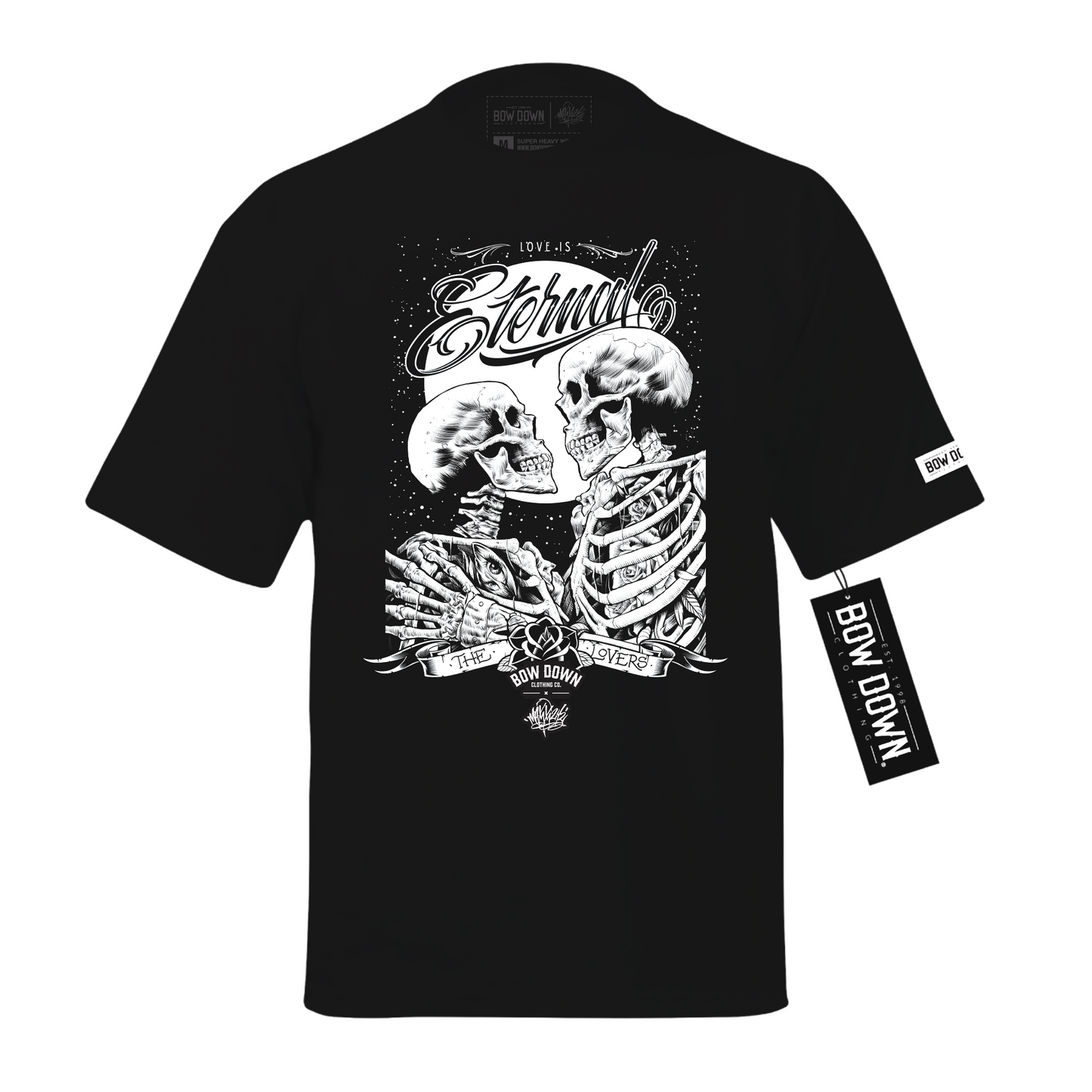 BOW DOWN x MAXX242 Love is Eternal Tee (LARGE FRONT)