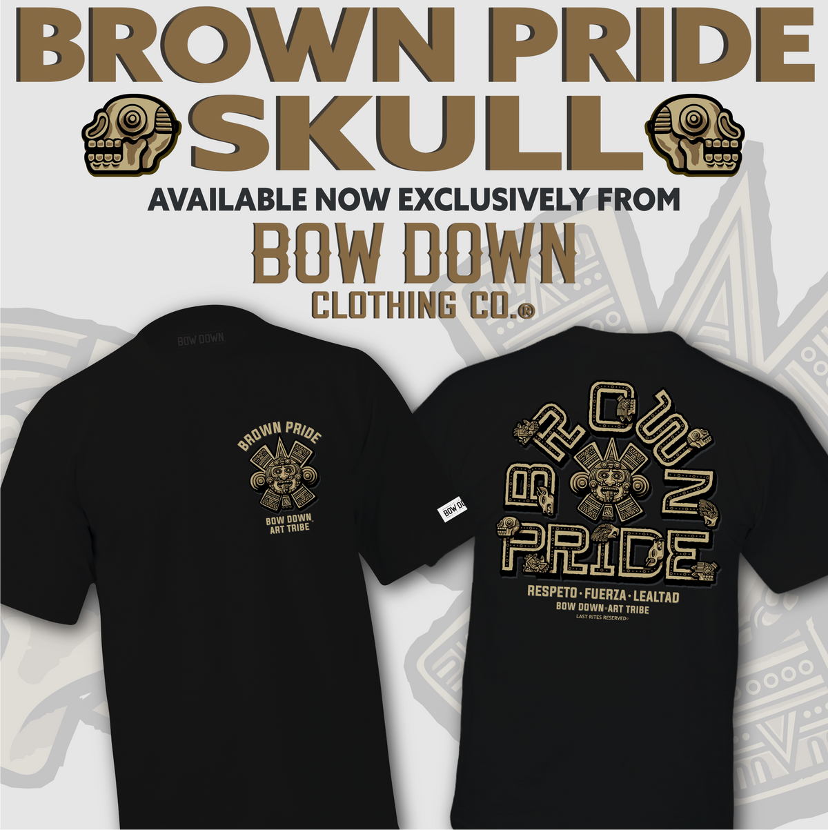 Brown Pride Skull (RTS)