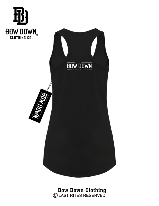 CAN'T RUSH PERFECTION WOMEN'S RACERBACK