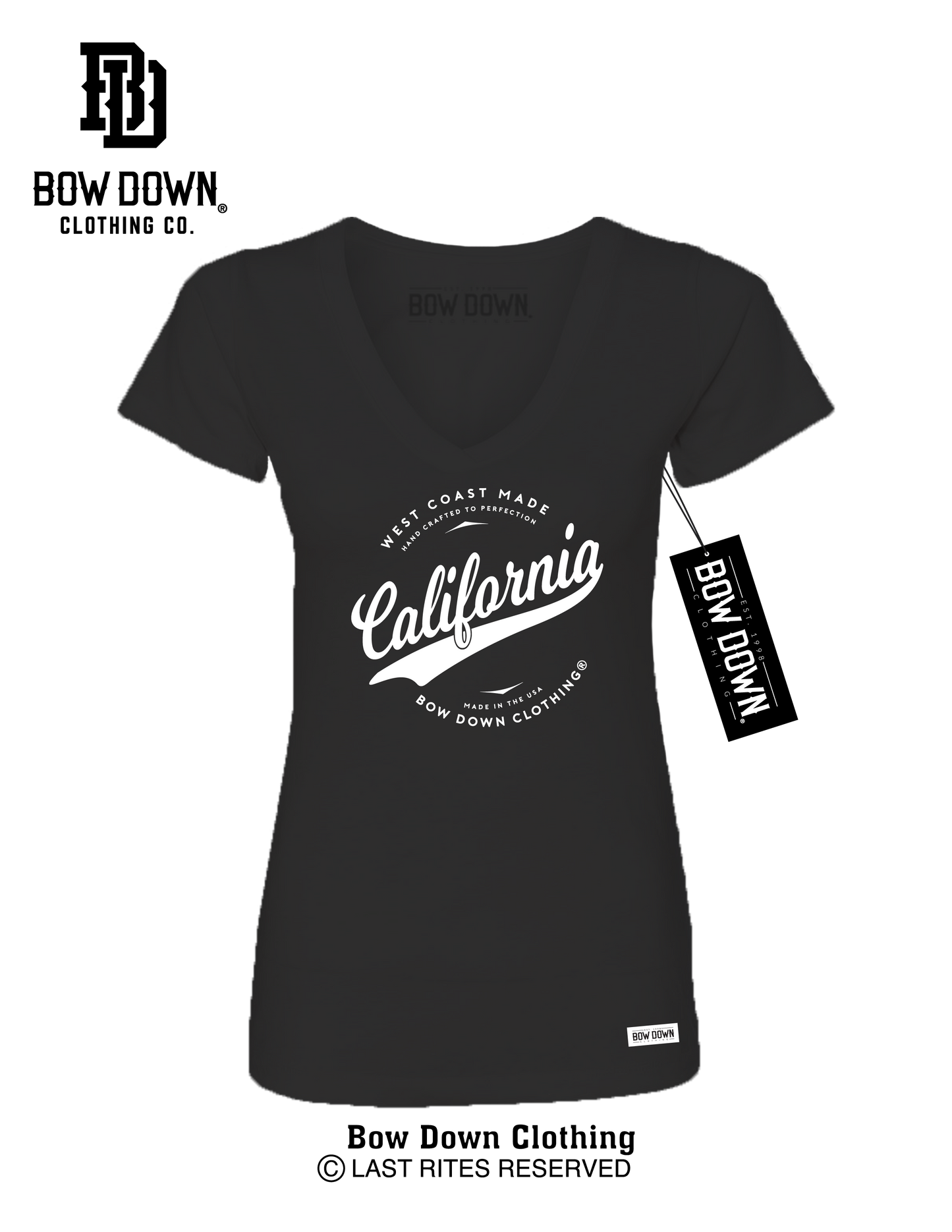 CALIFORNIA SCRIPT WOMEN'S V-NECK