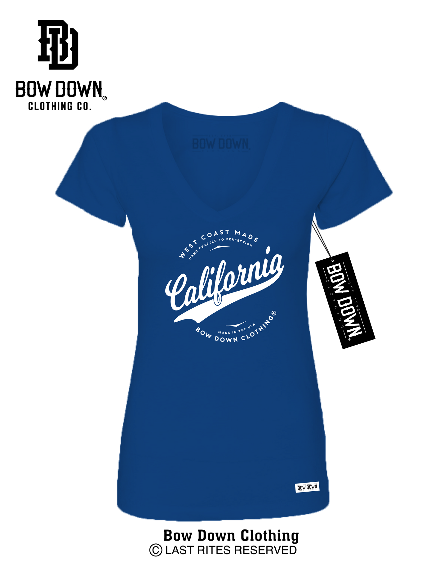 CALIFORNIA SCRIPT WOMEN'S V-NECK