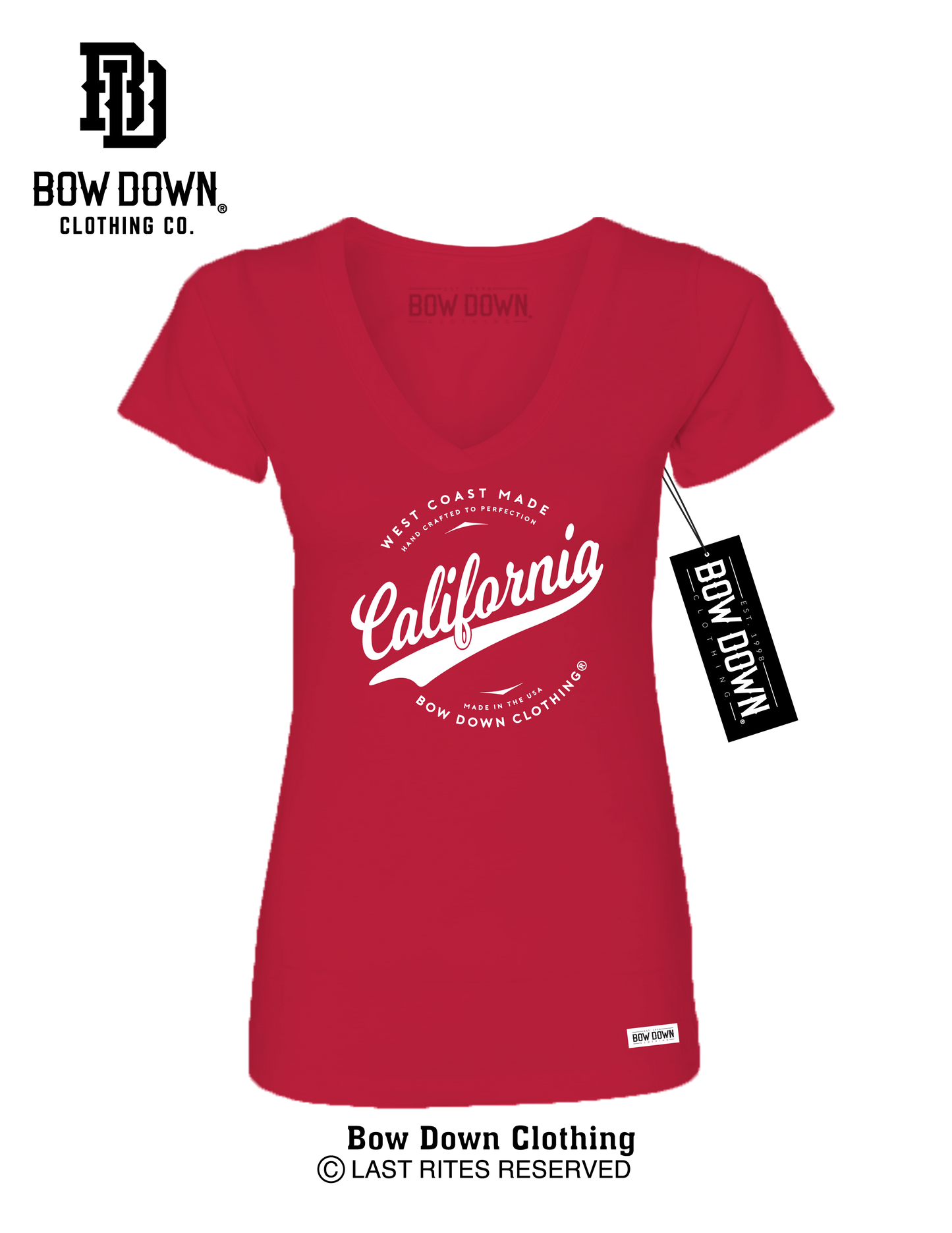 CALIFORNIA SCRIPT WOMEN'S V-NECK