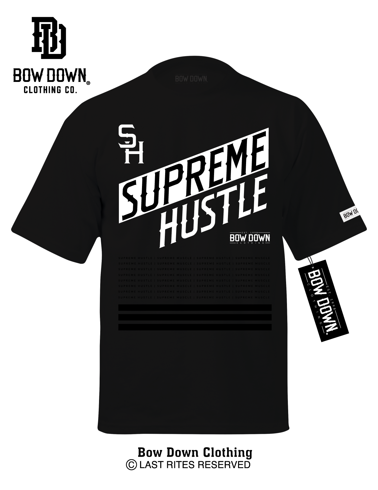 Supreme hustle shirt sales