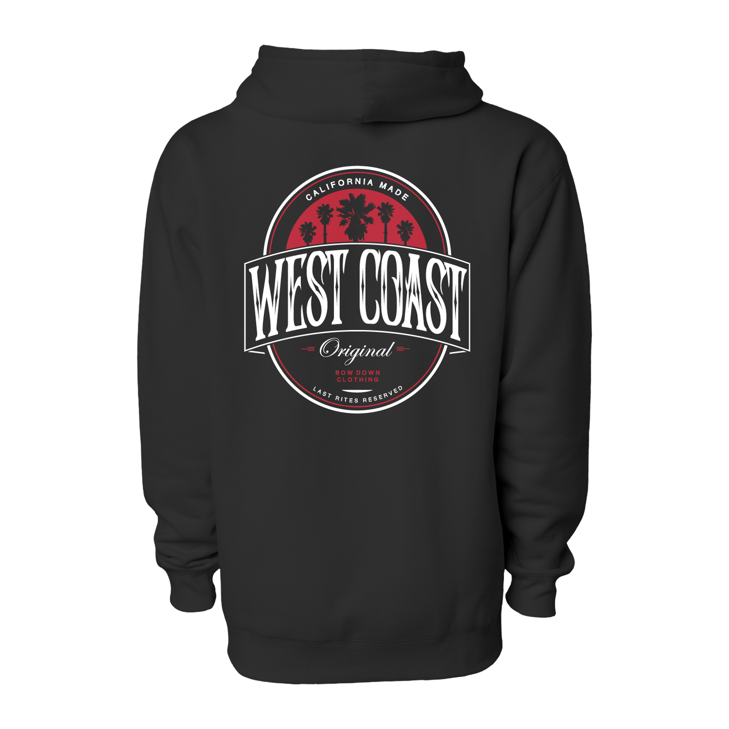 WEST COAST SEAL RED PULLOVER HOODIE