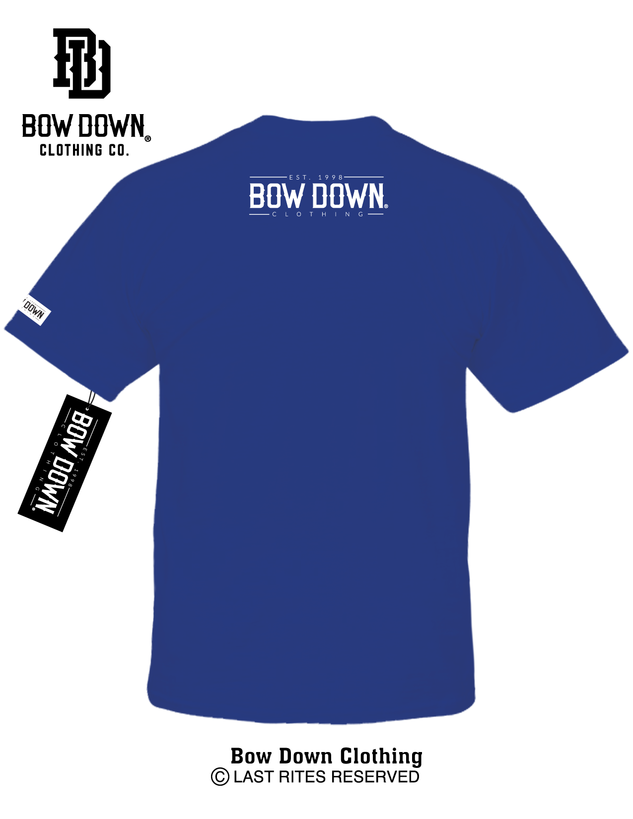 LOS ANGELES CHAMPS WESTERN - ROYAL BLUE T-SHIRT