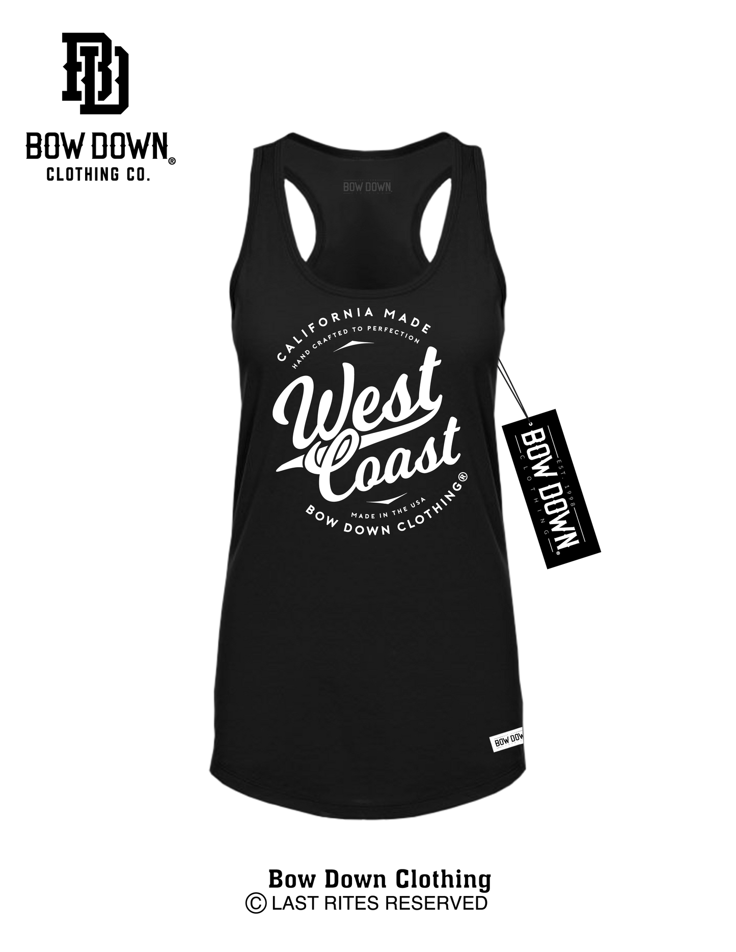 WEST COAST SCRIPT WOMEN'S RACERBACK