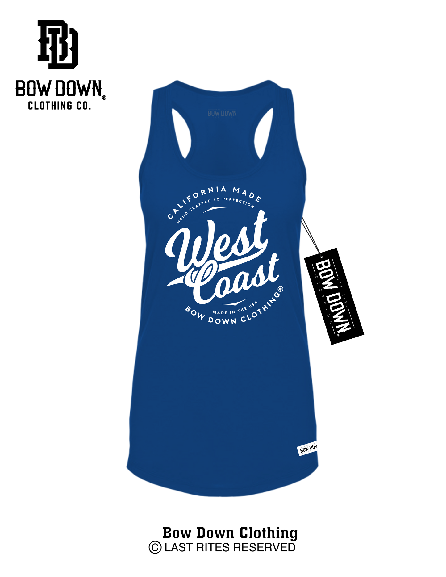 WEST COAST SCRIPT WOMEN'S RACERBACK