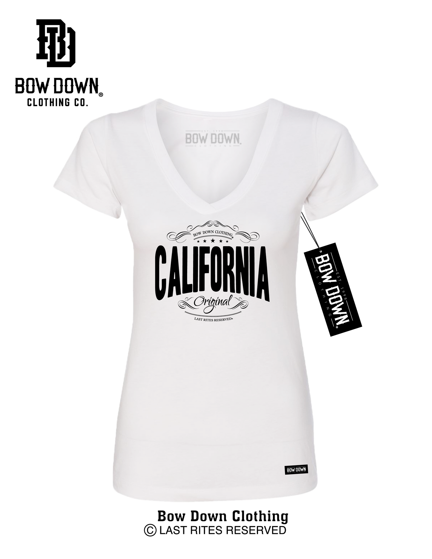 CALIFORNIA STAMP WOMEN'S V-NECK