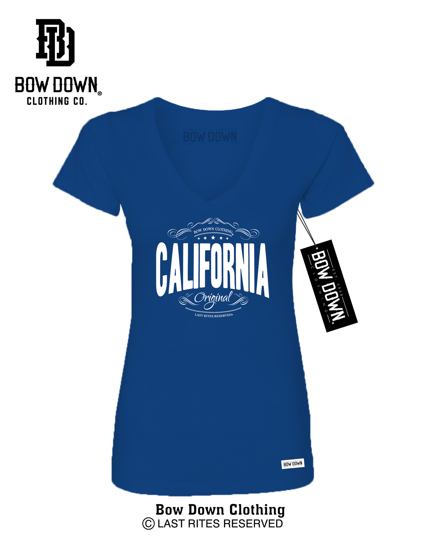 CALIFORNIA STAMP WOMEN'S V-NECK