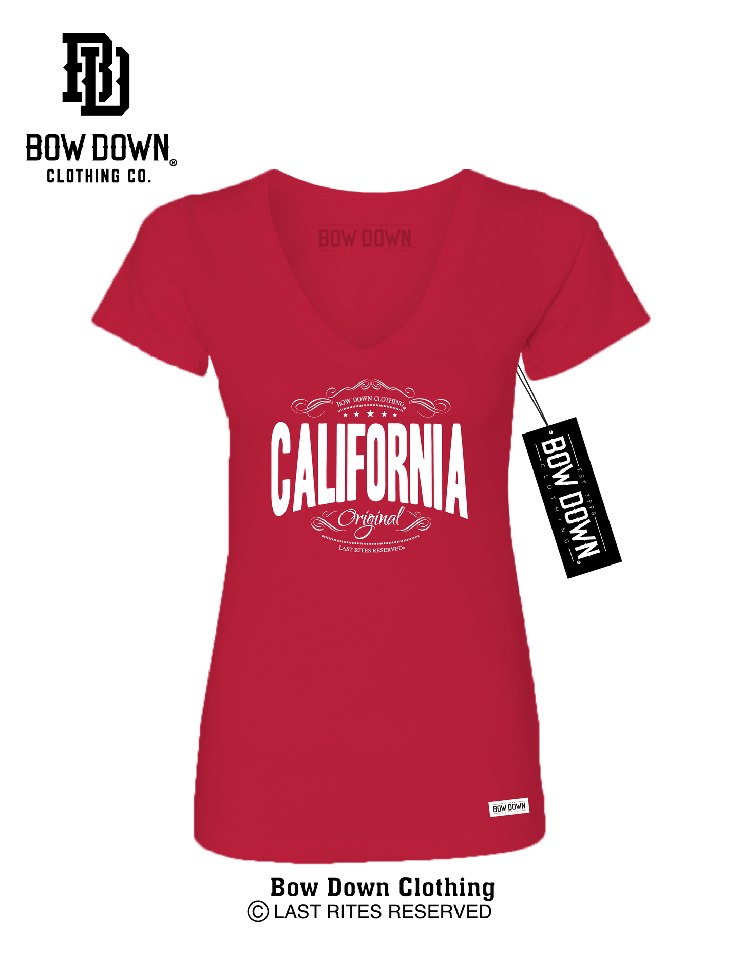 CALIFORNIA STAMP WOMEN'S V-NECK