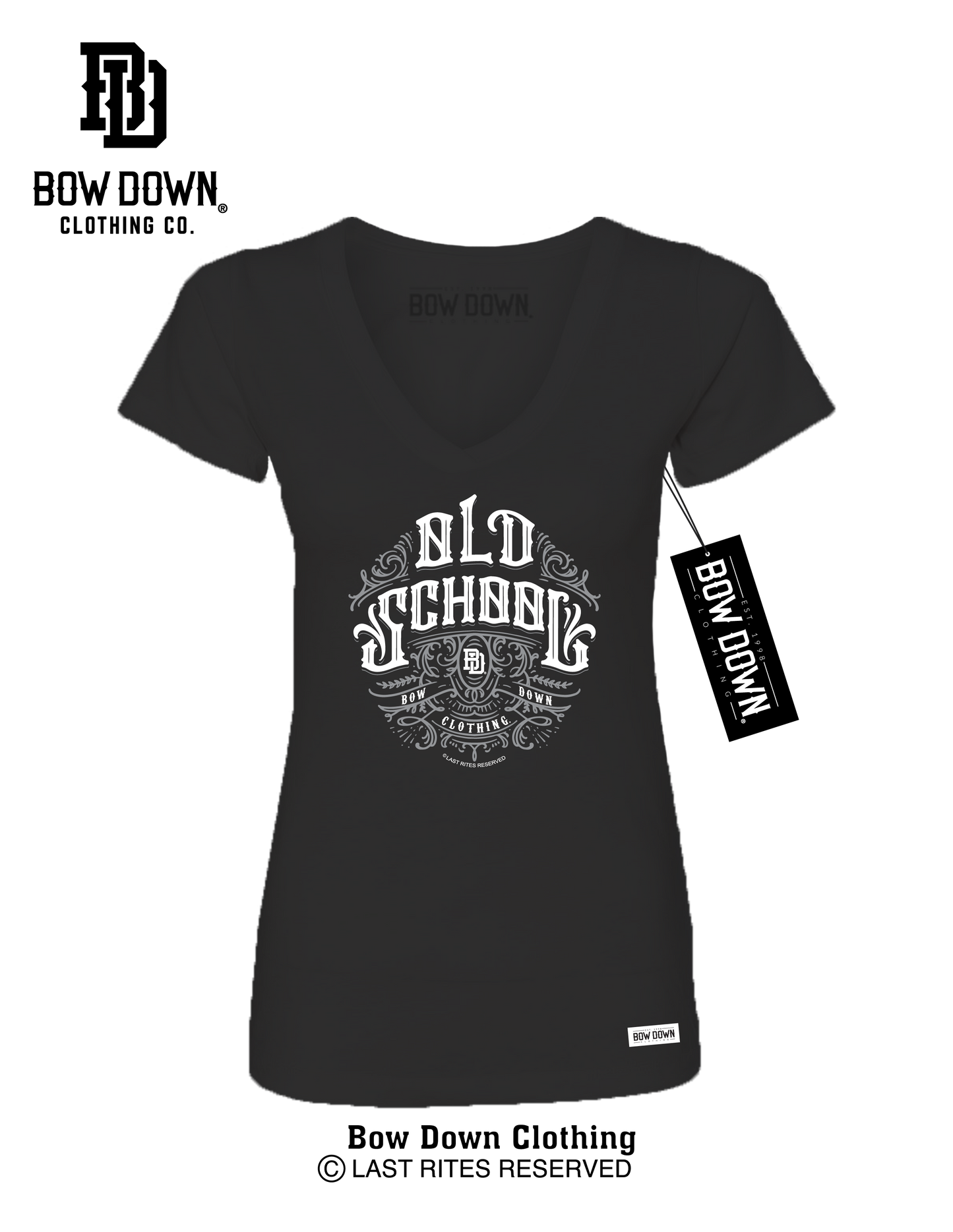 OLD SCHOOL 3 WOMEN'S V-NECK