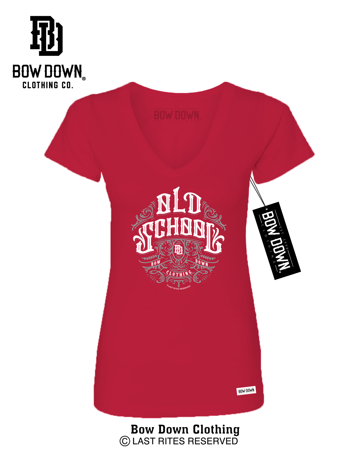 OLD SCHOOL 3 WOMEN'S V-NECK