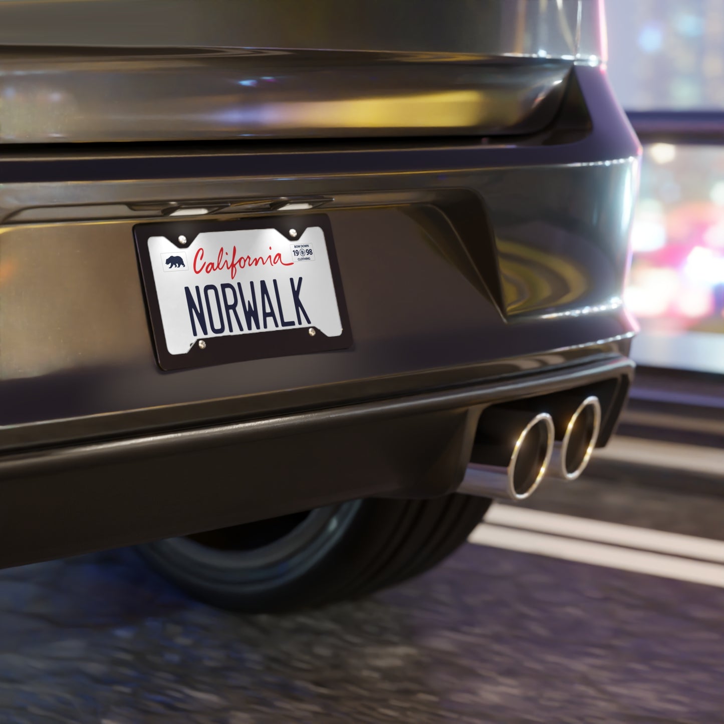 NORWALK WhiteVanity Plate