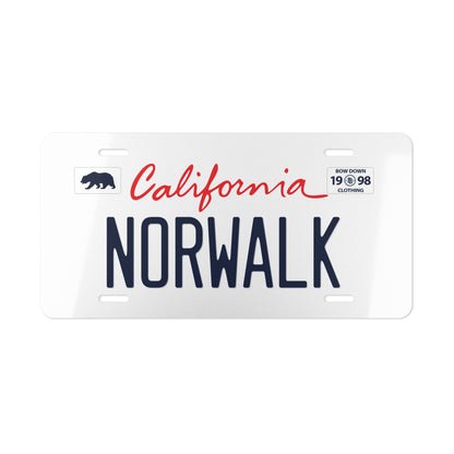NORWALK WhiteVanity Plate
