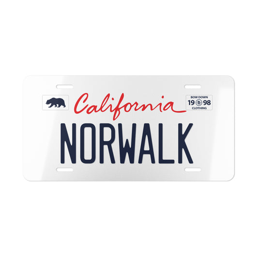 NORWALK WhiteVanity Plate