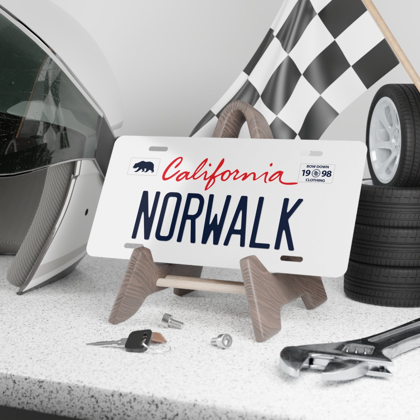 NORWALK WhiteVanity Plate