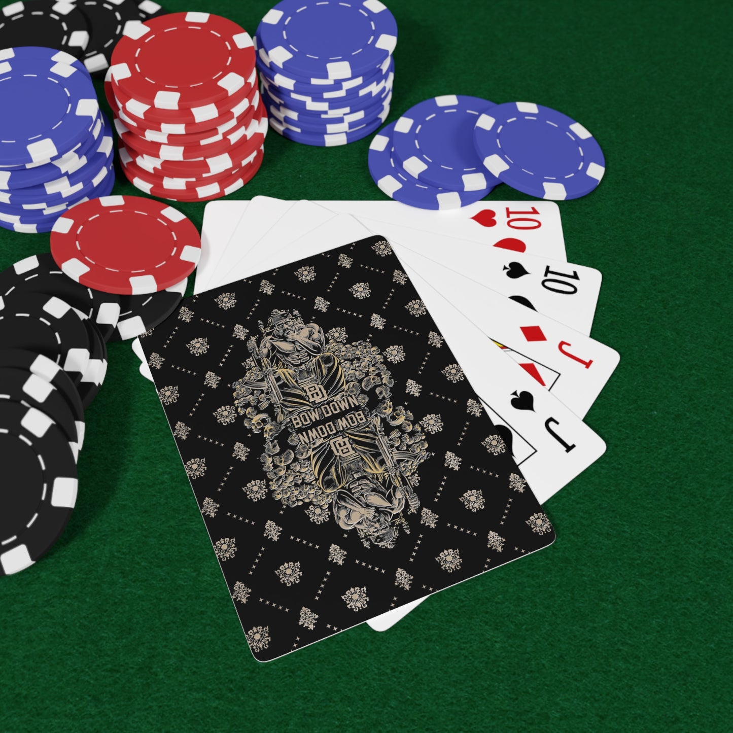 BOW DOWN CLOTHING Poker Cards