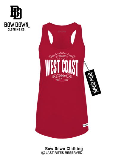 WEST COAST STAMP WOMEN'S RACERBACK