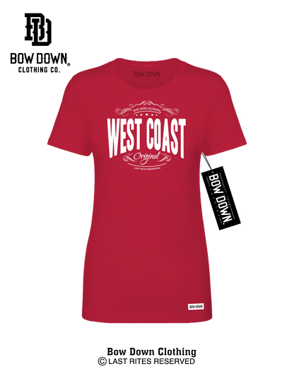 WEST COAST STAMP WOMEN'S TEE