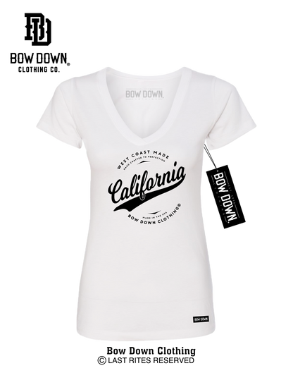 CALIFORNIA SCRIPT WOMEN'S V-NECK