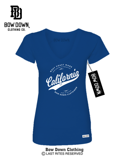 CALIFORNIA SCRIPT WOMEN'S V-NECK