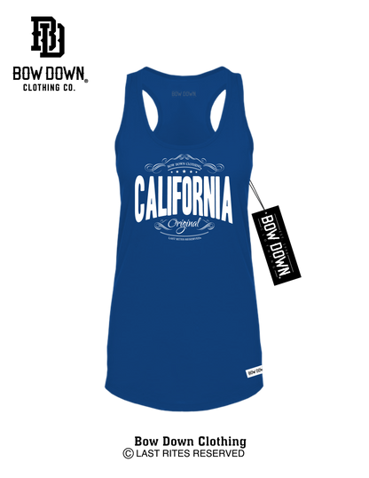 CALIFORNIA STAMP WOMEN'S RACERBACK