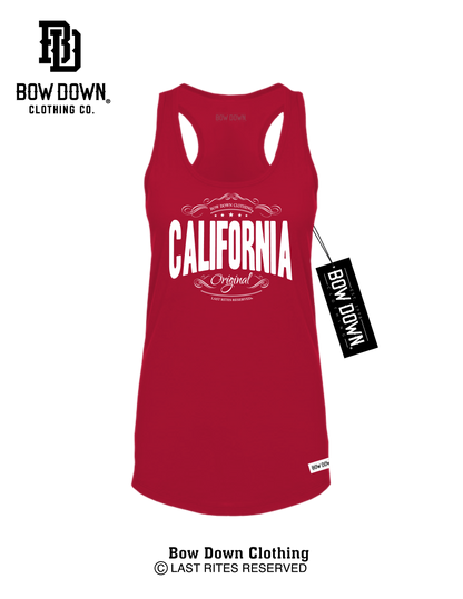 CALIFORNIA STAMP WOMEN'S RACERBACK