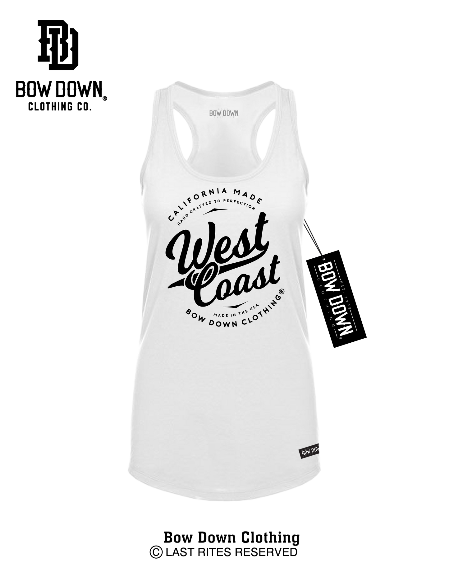 WEST COAST SCRIPT WOMEN'S RACERBACK