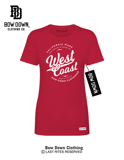 WEST COAST SCRIPT WOMEN'S TEE
