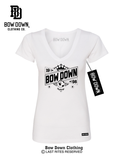 BOW DOWN CROWN 2 WOMEN'S V-NECK