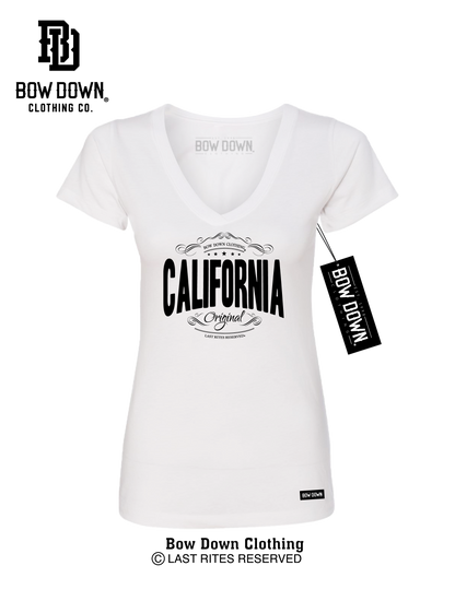 CALIFORNIA STAMP WOMEN'S V-NECK