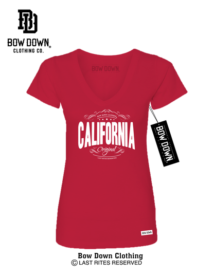 CALIFORNIA STAMP WOMEN'S V-NECK