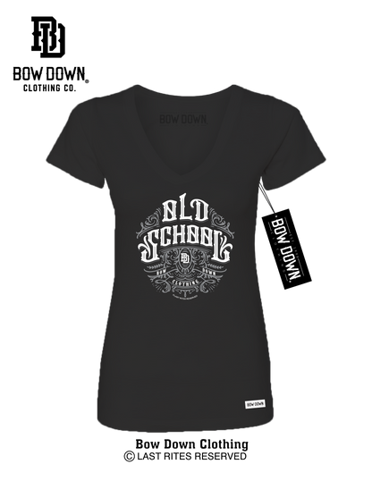 OLD SCHOOL 3 WOMEN'S V-NECK