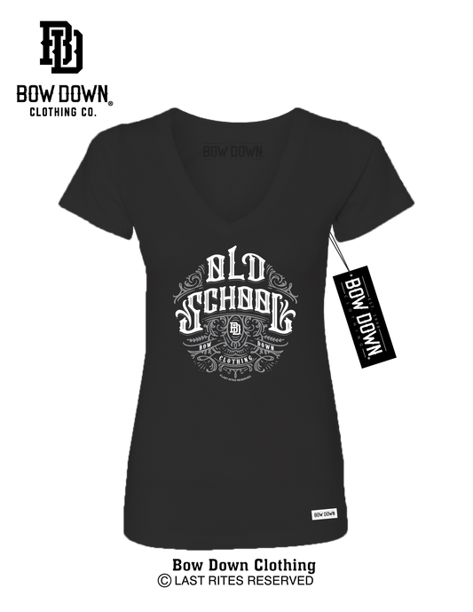 OLD SCHOOL 3 WOMEN'S V-NECK